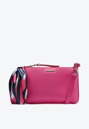 Bolsa Tiracolo Rosa Anacapri Slim Sarah Média