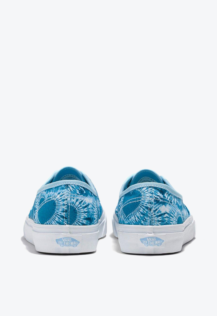 Tênis Vans Authentic Tie Dye Hearts Light Blue True White