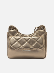 Bolsa Metalizada Arezzo Titanium Grande