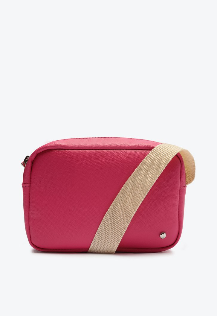 Bolsa Crossbody Rosa Anacapri Alça Gorgurão Pequena