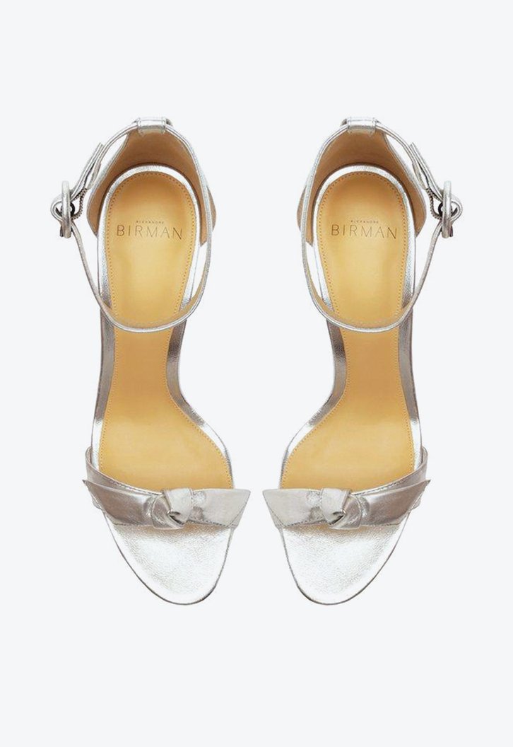 Clarita Ankle Strap Curve 90 Silver