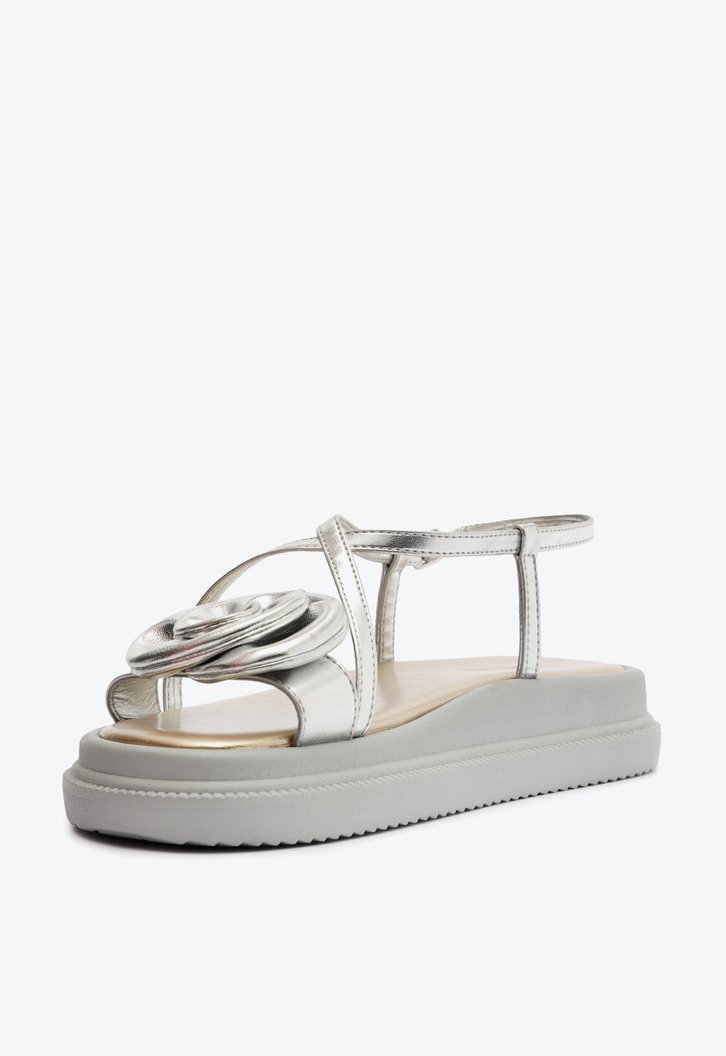 Papete Comfy Flor Prata