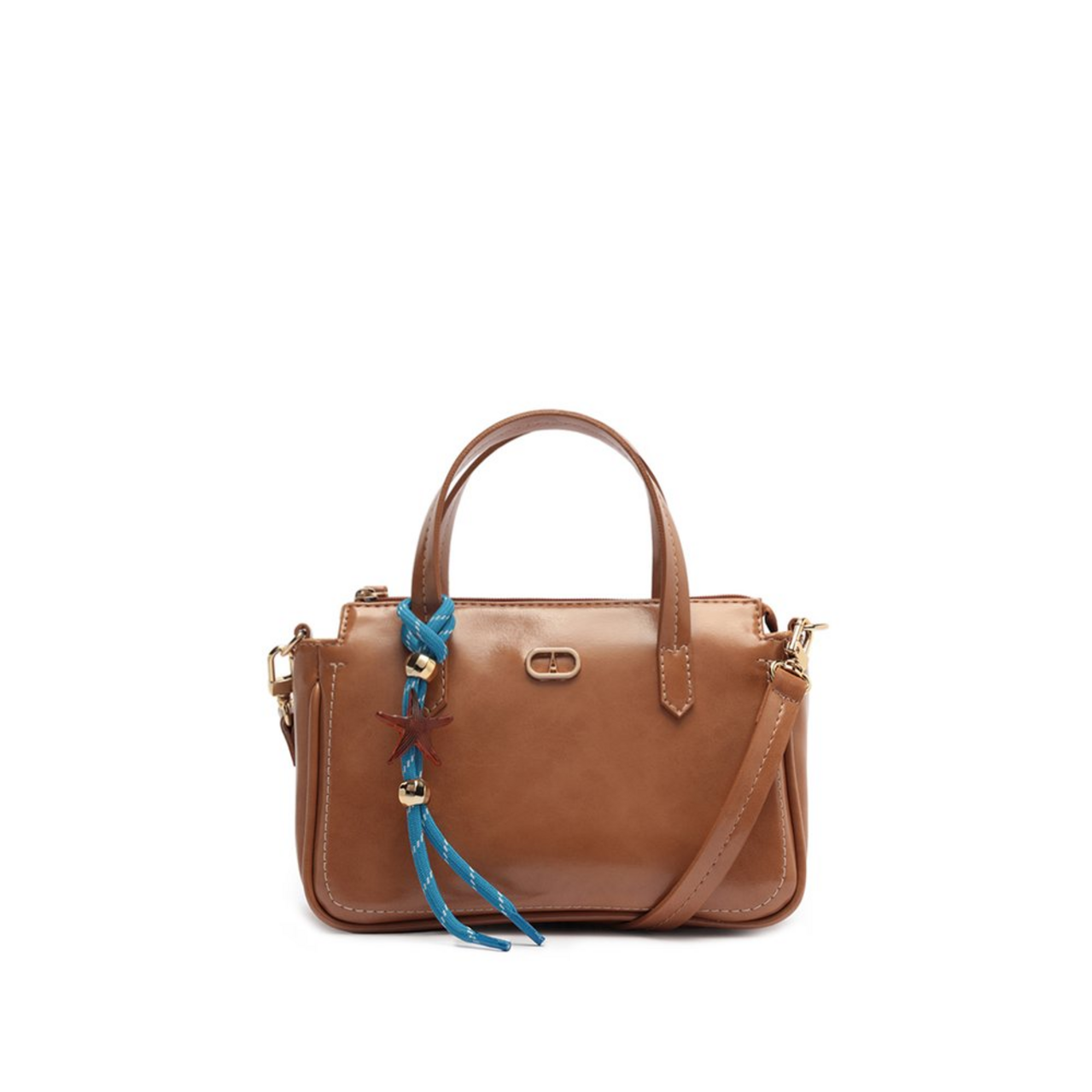 Bolsa Tote Média Bag Charms Fun Marrom | ZZ MALL