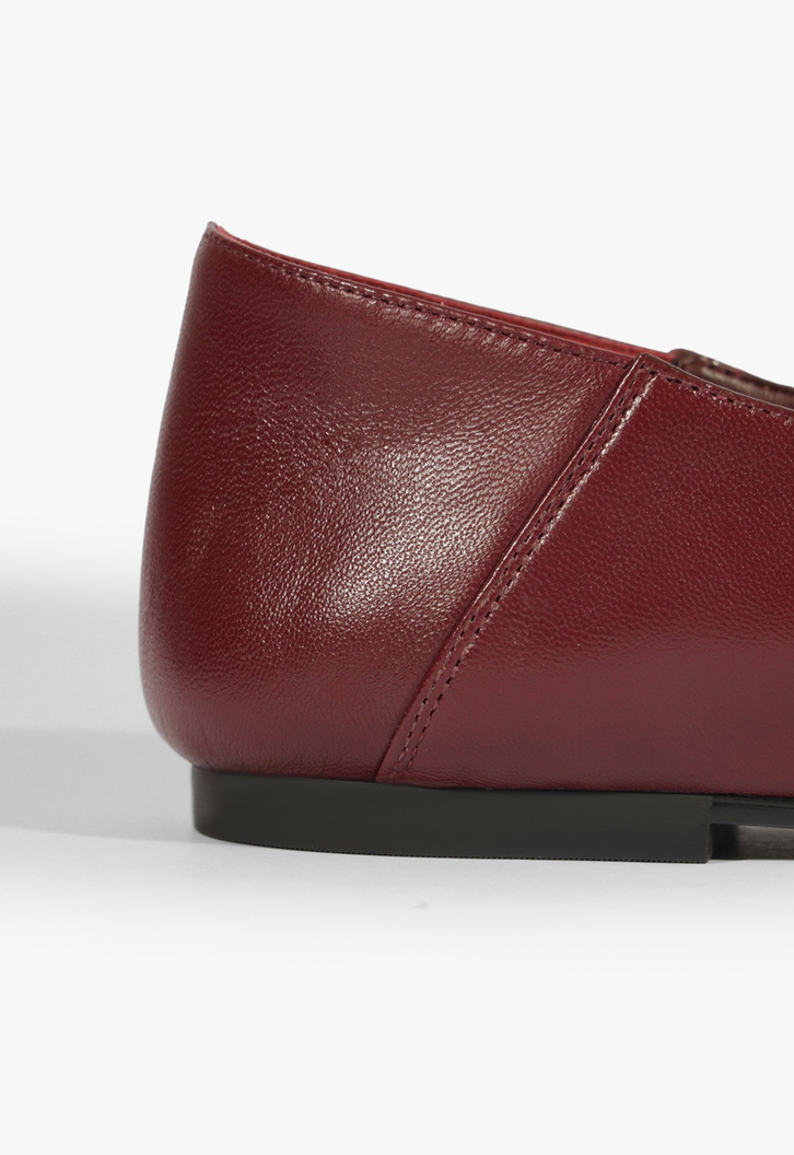 Sapatilha Hint Ballerinas Couro Vermelha