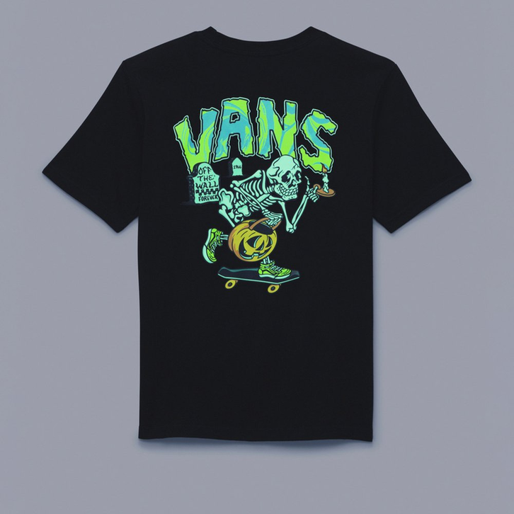 Camiseta Haunted House Of Vans Ss Infantil Black