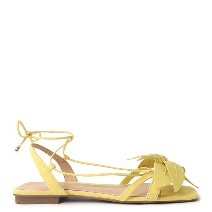 sandalia arezzo amarela
