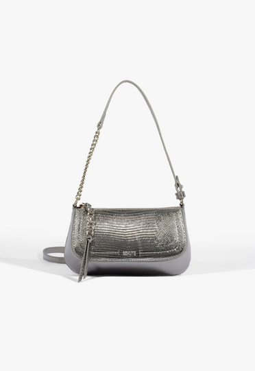 Bolsa Tiracolo Pequena Tina Prata | ZZ MALL