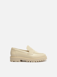 Mocassim Infantil Off-white Arezzo Tratorado Harper