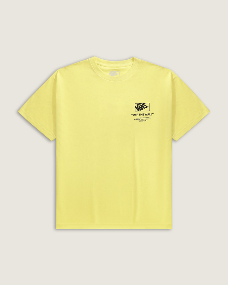 Camiseta Manga Curta Stacked Hi  Faded Yellow