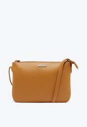 Bolsa Tiracolo Marrom Anacapri Média Quadrada Básica