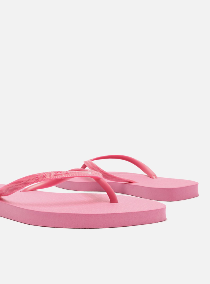 Chinelo de Dedo Rosa Leaf Brizza