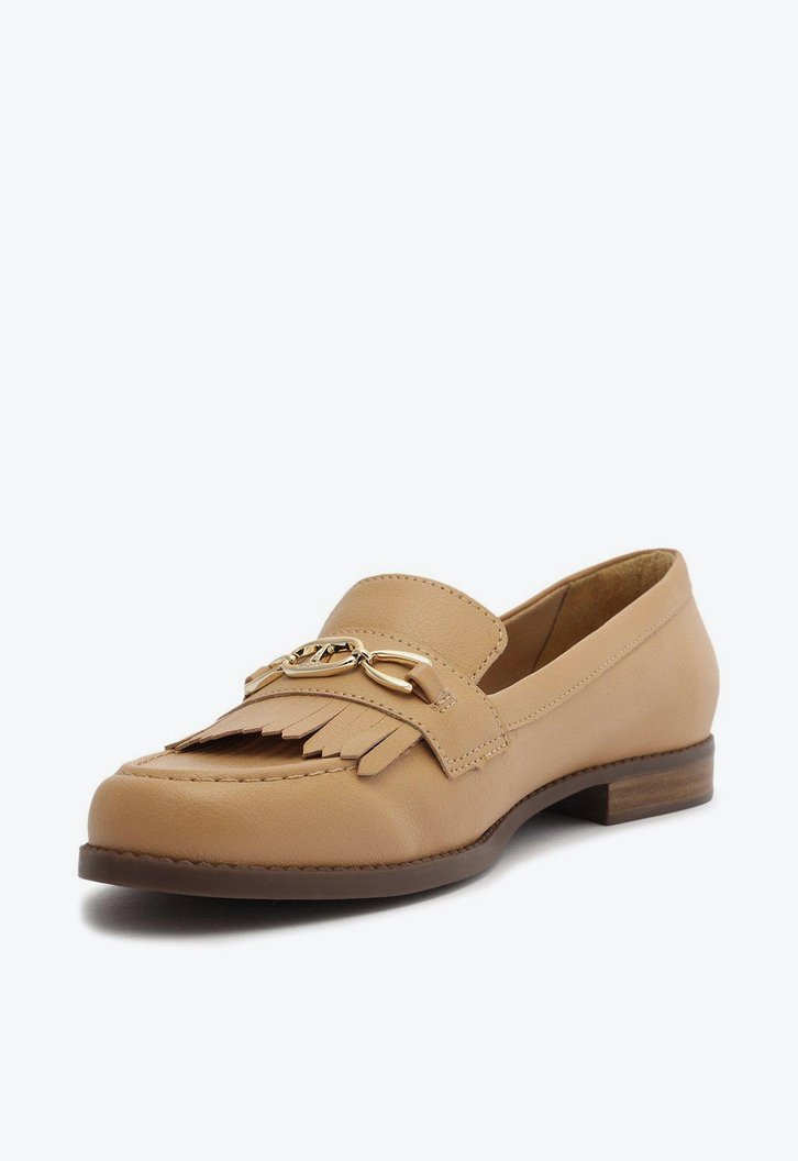 Mocassim Nude Franjas