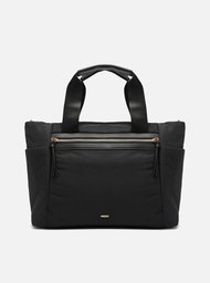 Bolsa Tote Nylon Preto Grande