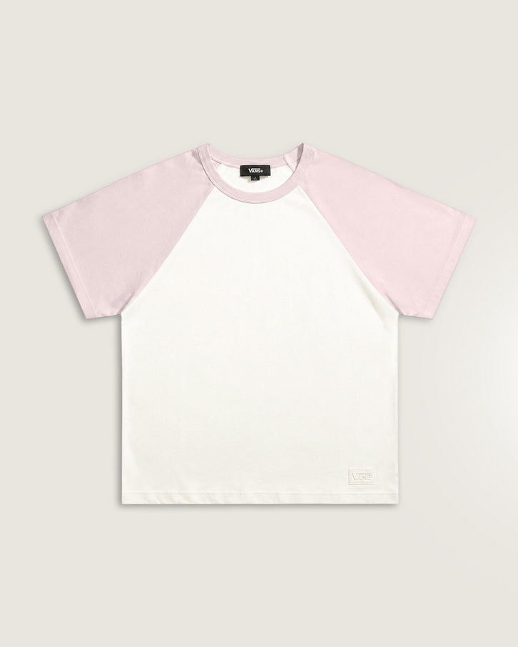Camiseta Manga Curta Gracie Raglan Marshmallow