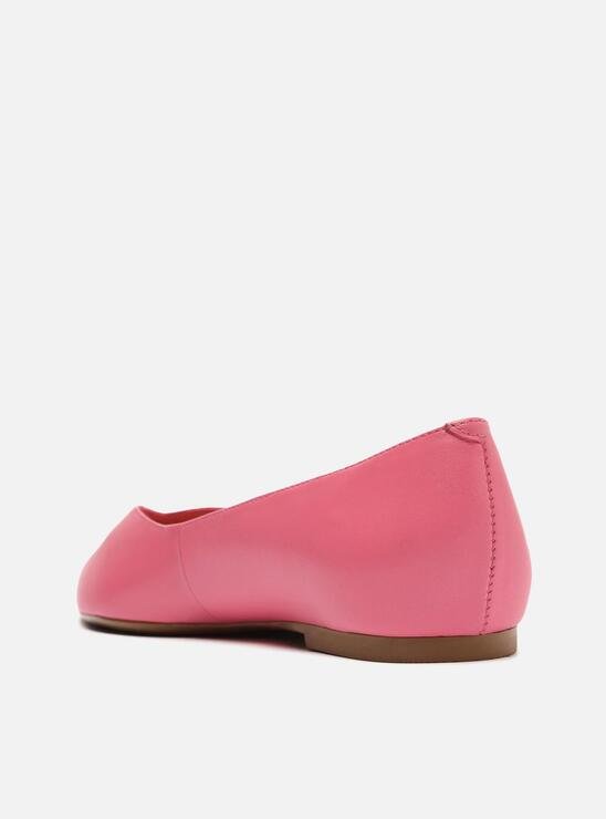 【5％OFF】 Arezzo Pink Rosa Sapatilha Couro MALL ZZ | Fino Bico アロマ・キャンドル