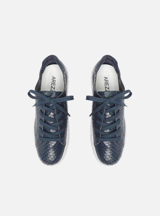 TÊNIS FLATFORM AZUL AREZZO CADARÇO
