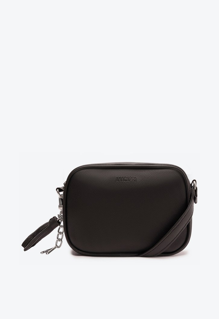 Bolsa Tiracolo Preta Barbicacho Pequena