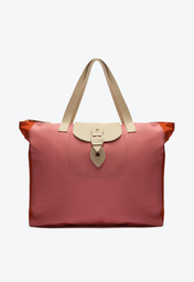 Bolsa Shopping Rosa Anacapri Confete Caloi Grande