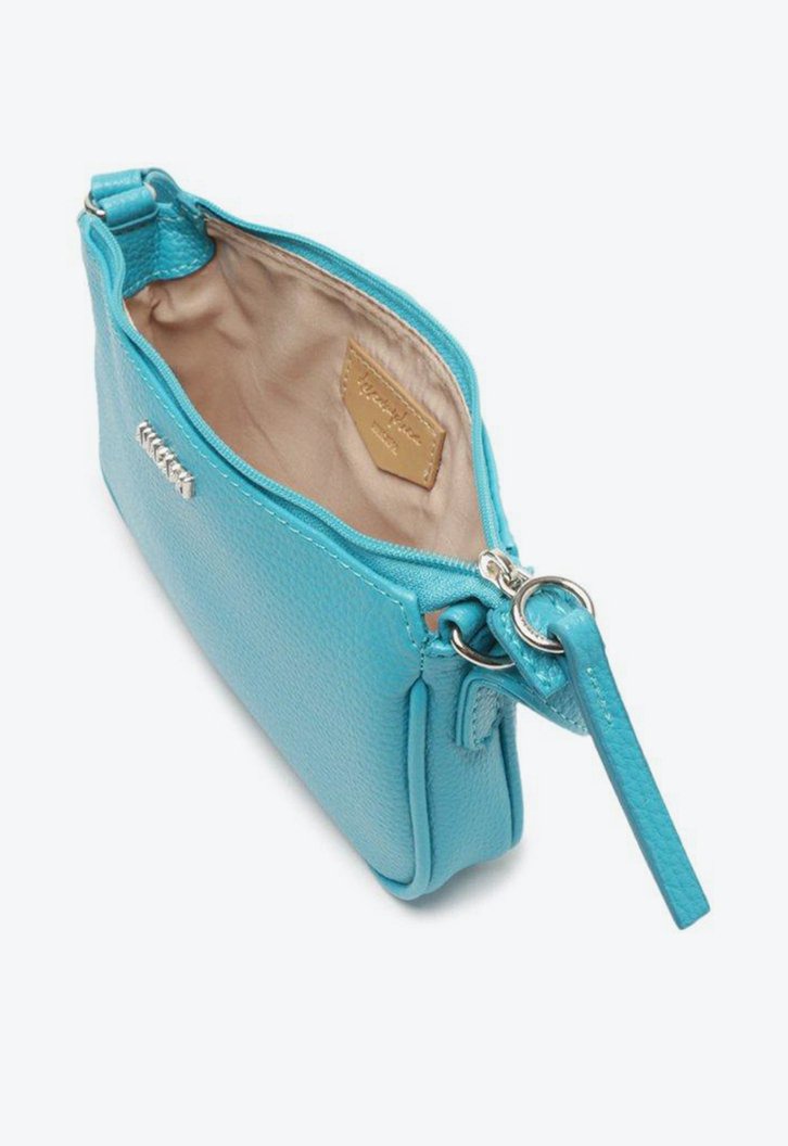 Bolsa Crossbody Azul Anacapri Baguete Básica Pequena