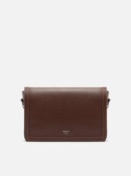 Bolsa Tiracolo Marrom Média