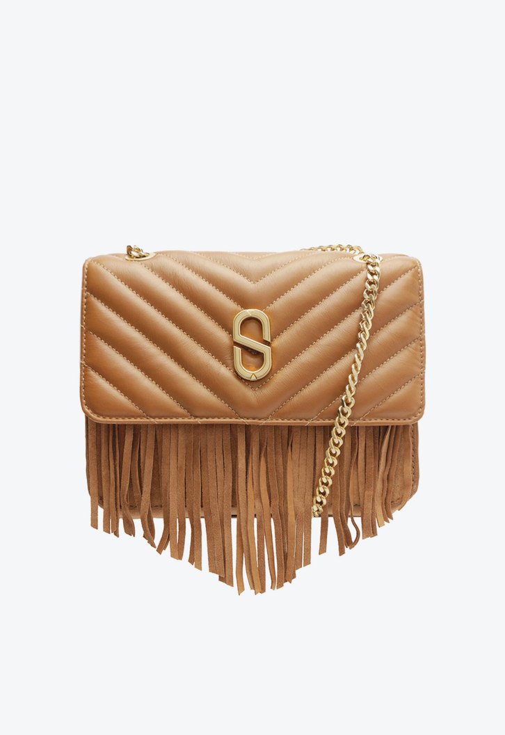 Bolsa Tiracolo Azul Schutz Média Frenzy Couro | ZZ MALL