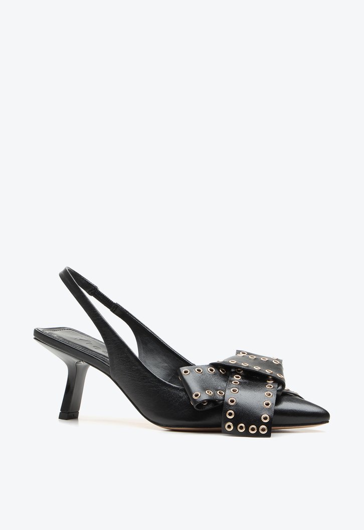 Slingback Preto Vicenza Nagazaki