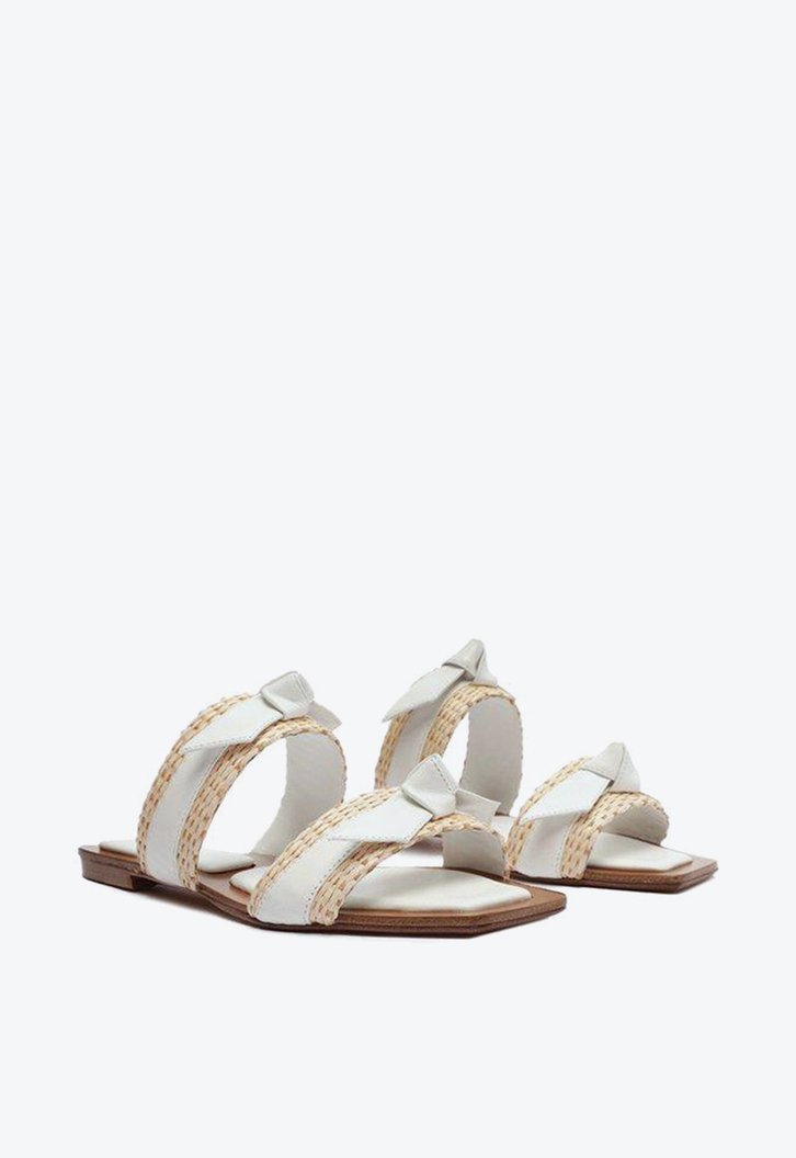 Clarita Padded Slide White