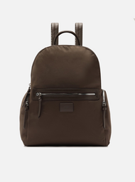 Mochila Nylon Grande Marrom