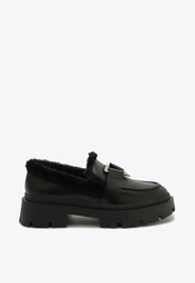 Mocassim Preto Schutz Tratorado Key Couro
