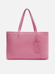 Bolsa Shopping Rosa Arezzo Giorno Grande Bag Charm