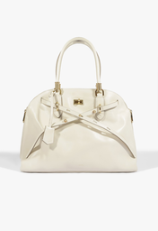 Bolsa Tote Grande Lorena Soft Couro Branca