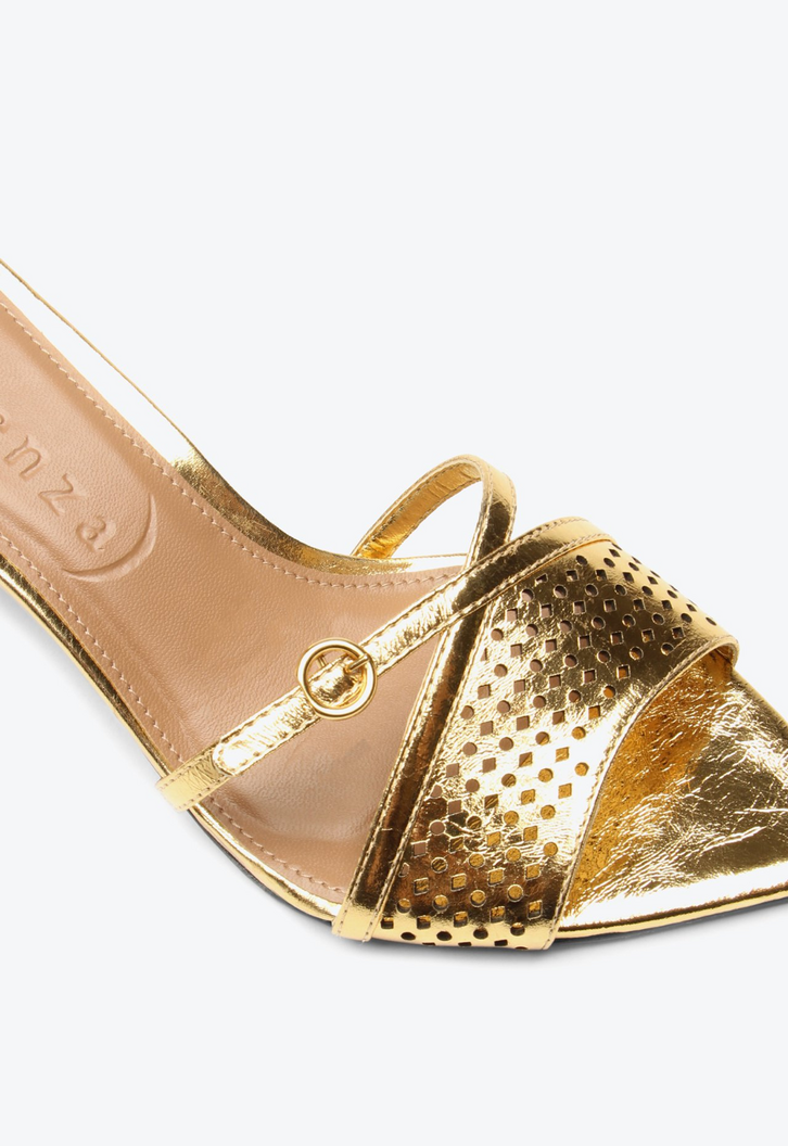 Tamanco Saga Dourado | ZZ MALL