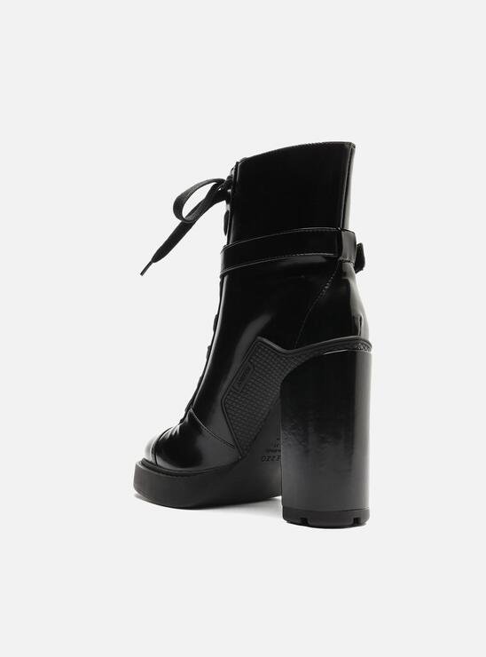 BOTA PRETA AREZZO VERNIZ SALTO ALTO
