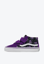 Tênis Sk8-Mid V Infantil Glow Octopus Black Purple