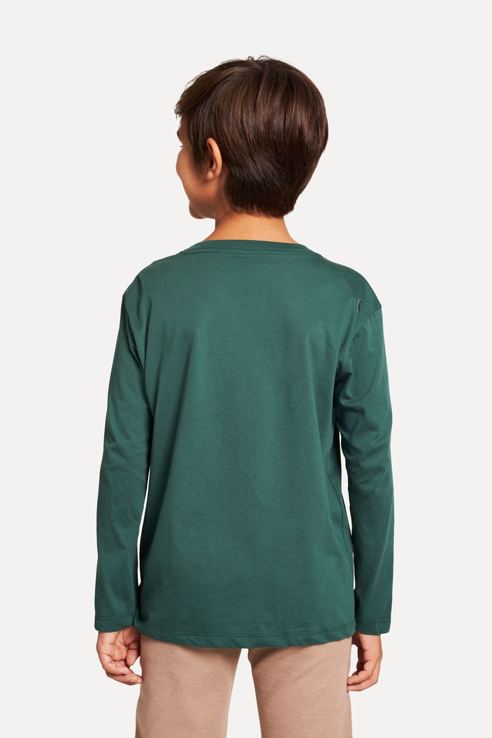CAMISETA VERDE ESCURO RESERVA MINI PIMA CORES