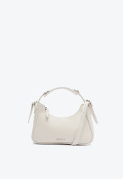 Bolsa Hobo Branca Schutz Média Couro