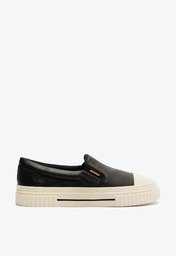 Tênis Slip On Preto Anacapri Sola Alta Alê