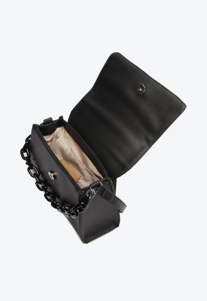 Bolsa Tiracolo Preta Anacapri Mônaco Média