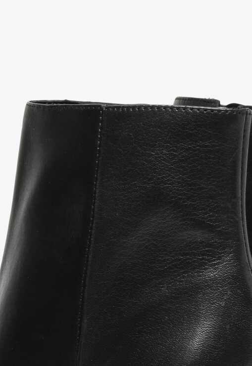BOTA PRETA SCHUTZ GRUNGE SALTO MÉDIO