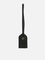 Bag Charm Preto Arezzo Couro Metal Id