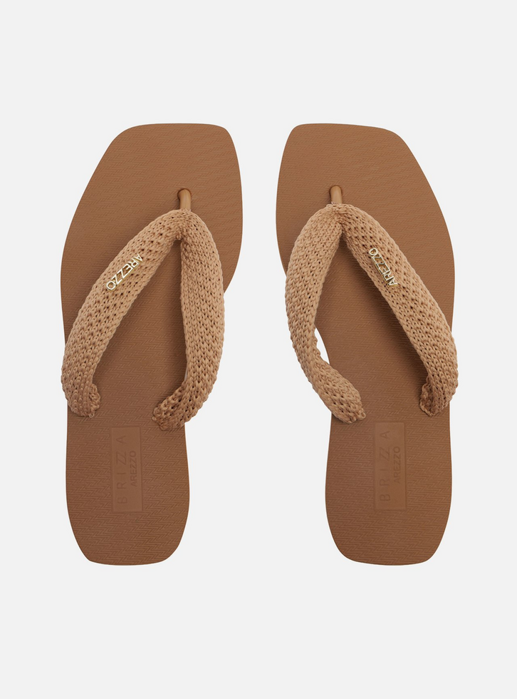 Chinelo de Dedo Marrom Brizza