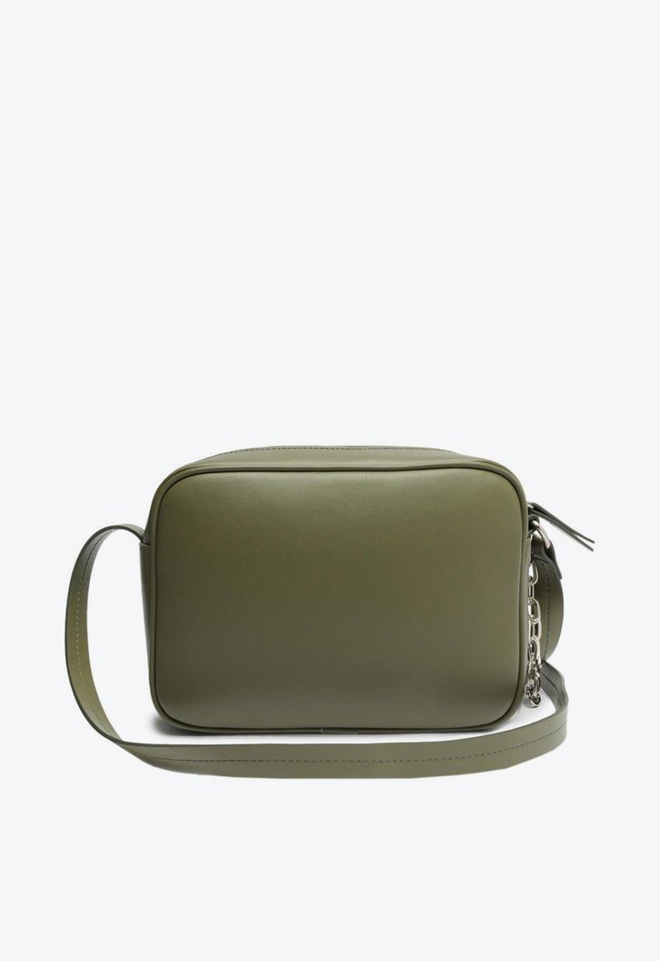Bolsa Tiracolo Verde Correntes Média