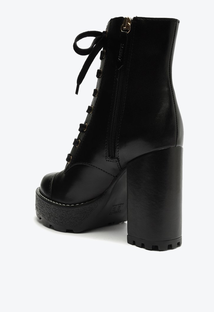 Bota Preta Schutz Theo High Couro