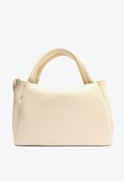 Bolsa Tote Off-white Arezzo Neutral Desire Média