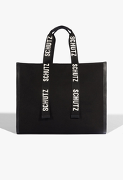 Bolsa Shopping Preta Schutz Livia Lona