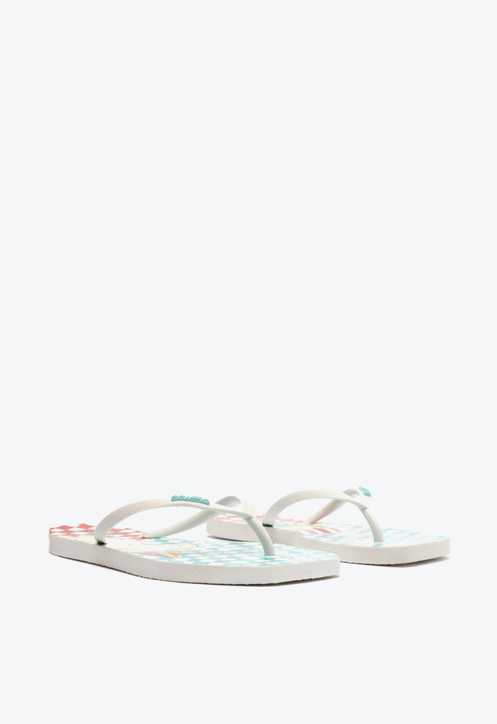 Chinelo De Dedo Estampado Brizza Square