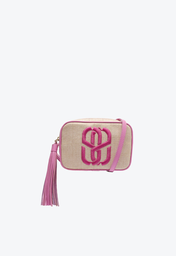 Bolsa Tiracolo Natural Pink Schutz Kate Trama