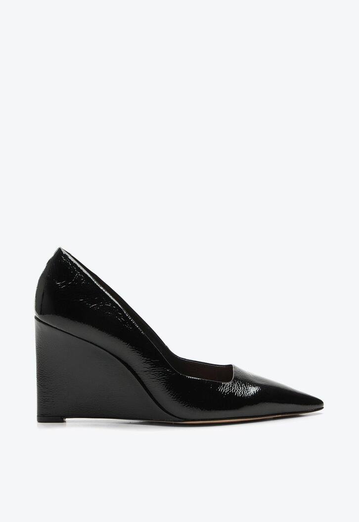 Scarpin Anabela Vitória Preto