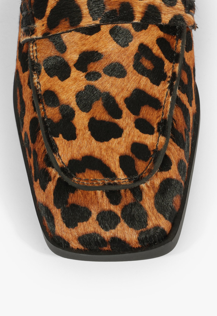 Loafer Fresh Boho Couro Animal Print