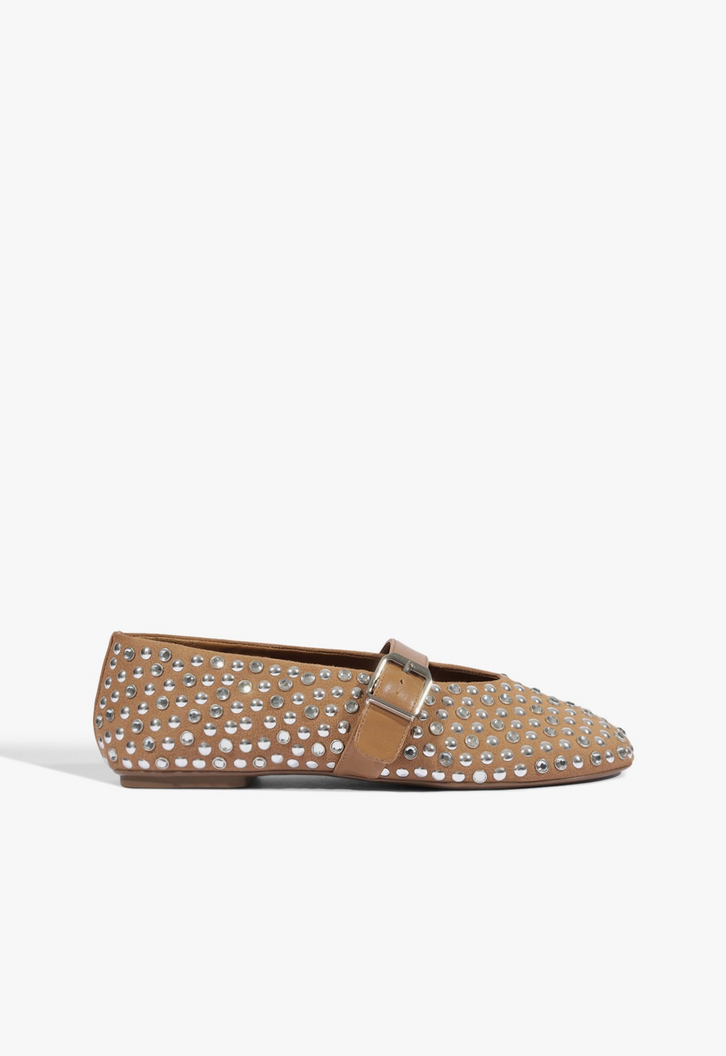 Sapatilha Schutz Vickie Studs Marrom